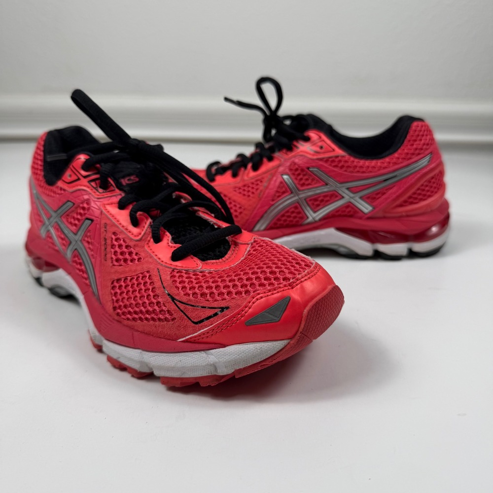 ASICS GT-2000 3 Running Shoes T550N Stability Pink Red Womens Size 7